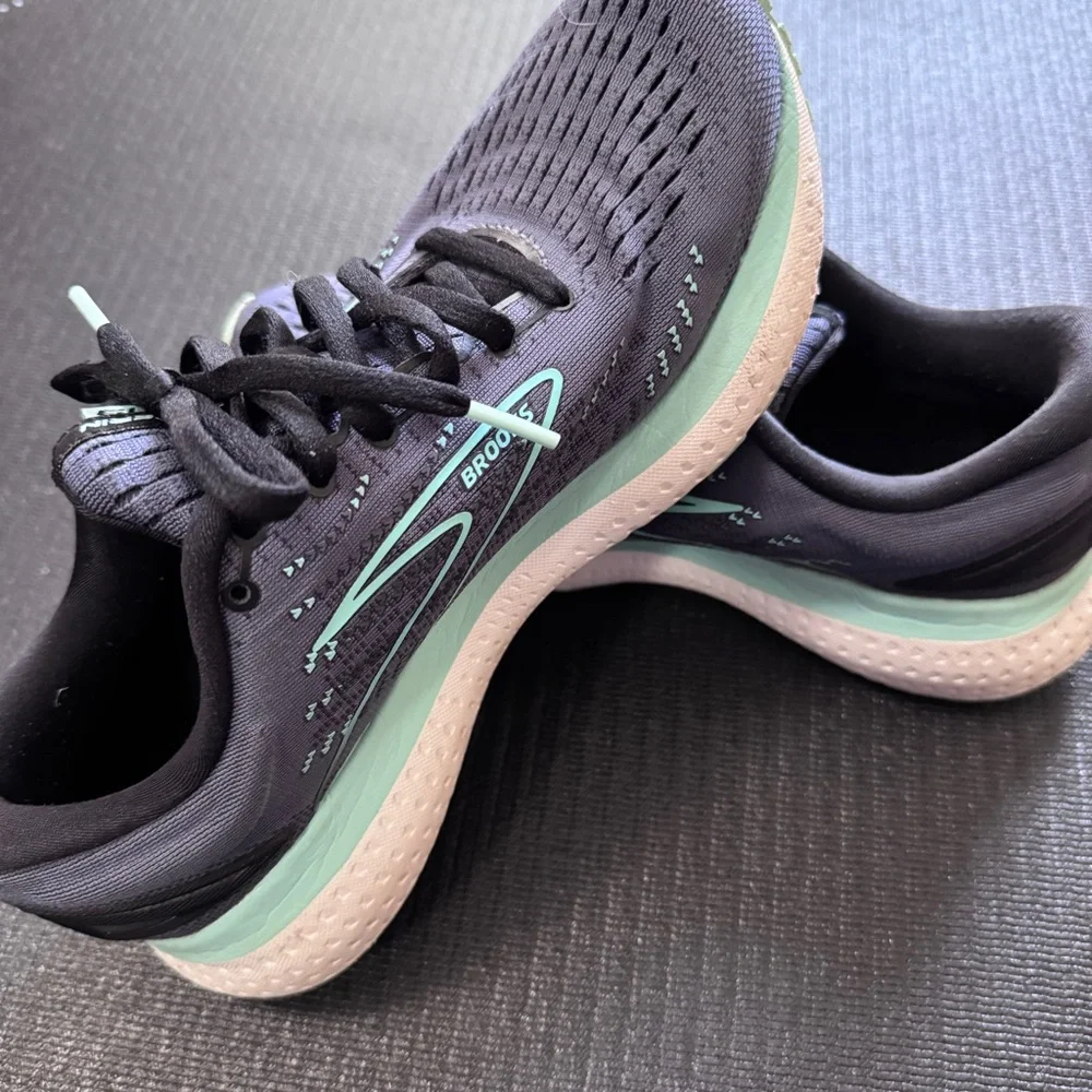 ⚡️$ Brooks Glycerin 19 Blue Women Running Shoes US 7.5 Style 1203431B473